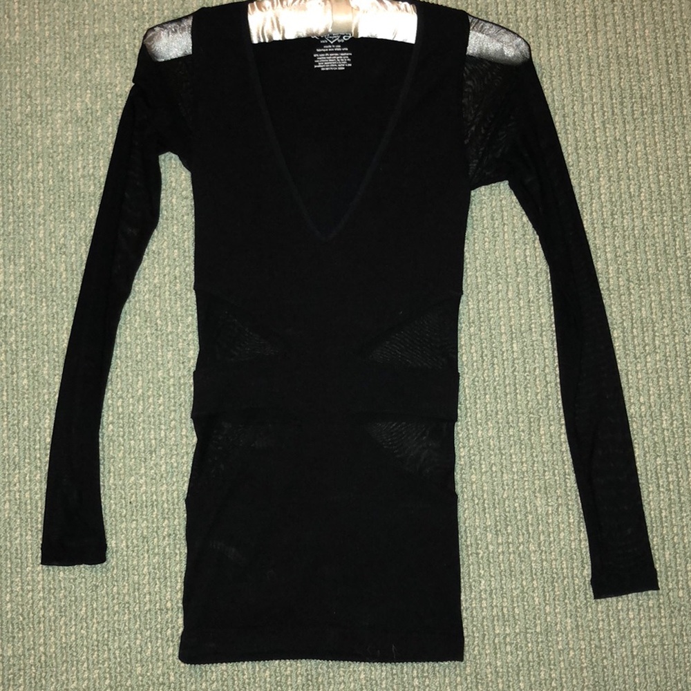 Free People Intimates sexy long sleeve w/ mesh